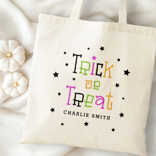 Trick or treat met de naam Halloween Tote Bag