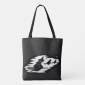 trick or treat met handhaver tote bag (Achterkant)