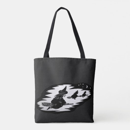 trick or treat met handhaver tote bag (Achterkant)