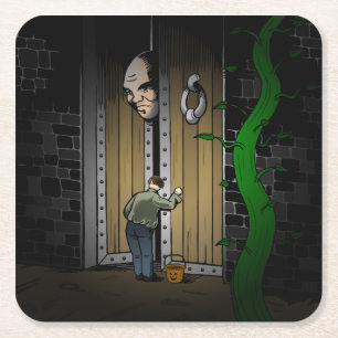 Trick or treat met Jack Kartonnen Onderzetters