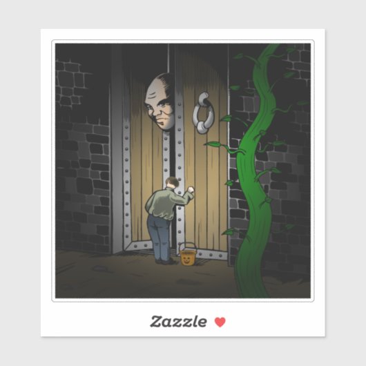 Trick or treat met Jack Sticker (Vel)