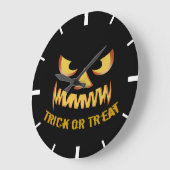 Trick or Treat met Pompoengezicht Grote Klok (Hoek)