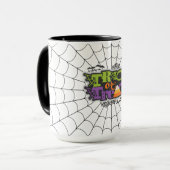 Trick or treat met spider Web Mok (Voorkant links)