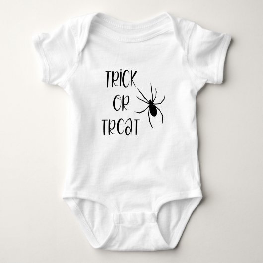 Trick or treat (met spin) romper (Voorkant)