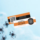 Trick or treat Modern Happy Halloween Bedankt Mini Visitekaartje