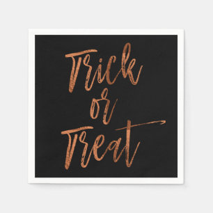 Trick or treat moderne Halloween servetten