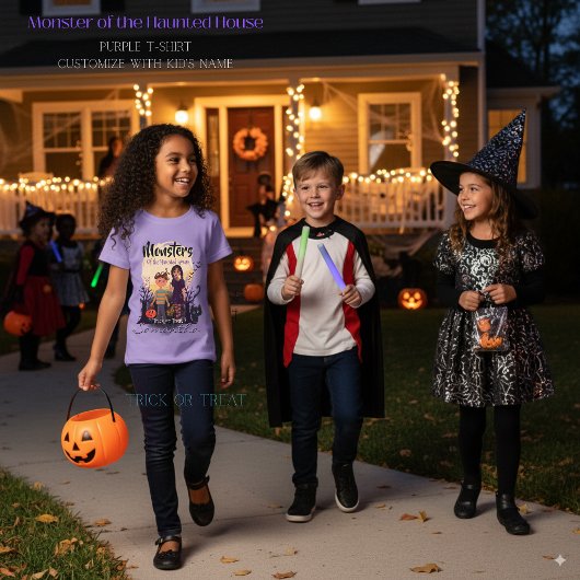 Trick or treat? Monster Kinder Halloween T-shirt