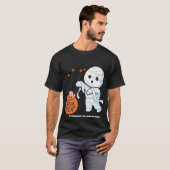 Trick or treat Mummy Halloween Snoep Fun Kinder sh T-shirt (Voorkant volledig)