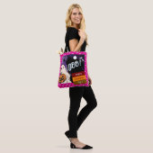 trick or treat, naam gepersonaliseerd Halloween ro Tote Bag (Op model)