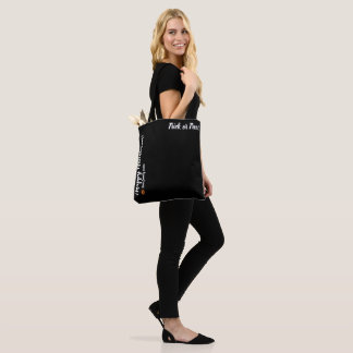 trick or treat, naam gepersonaliseerd, vrolijk Hal Tote Bag