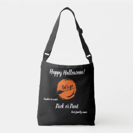 trick or treat, naam, Halloween gepersonaliseerd s Crossbody Tas