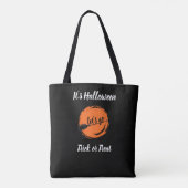 trick or treat, naam, Halloween gepersonaliseerde  Tote Bag (Achterkant)