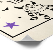 Trick or treat neem gewoon een veranda snoep Hallo Poster (Hoek)