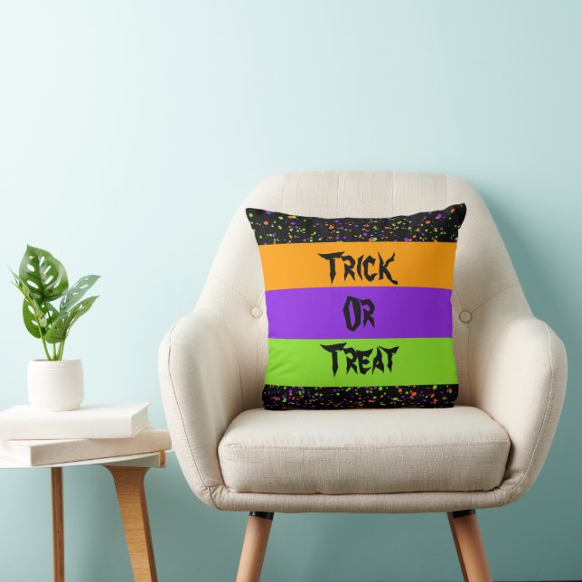 Trick or treat / Niveau / Stippen / Kussen (Stoel)