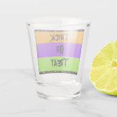 Trick or treat / Niveau / Stippen / Shot Glas (Achterkant)