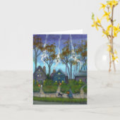 Trick or treat Note Card Kaart (Gele Bloem)