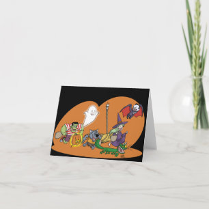 Trick or treat notecard kaart