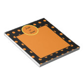 Trick or treat Notitieblok (zwart en Sinaasappel) (Schuin)