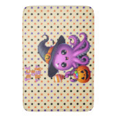 Trick or treat Octopus Halloween Badmat (Voorkant Verticaal)