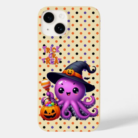 Trick or treat Octopus Halloween Case-Mate iPhone Case (Achterkant)