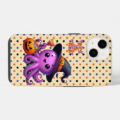 Trick or treat Octopus Halloween iPhone Hoesje (Achterkant horizontaal)