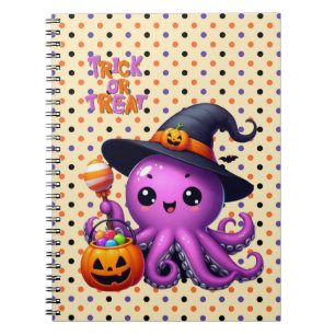 Trick or Treat Octopus Halloween  Notitieboek