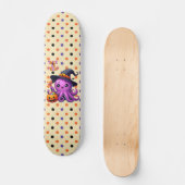 Trick or Treat Octopus Halloween Persoonlijk Skateboard (Voorkant)