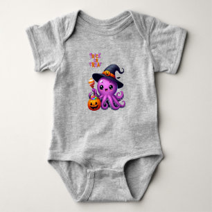 Trick or Treat Octopus Halloween Romper