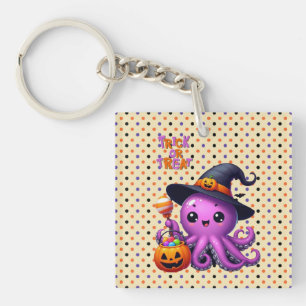 Trick or Treat Octopus Halloween Sleutelhanger