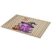 Trick or treat Octopus Halloween Snijplank (Hoek)
