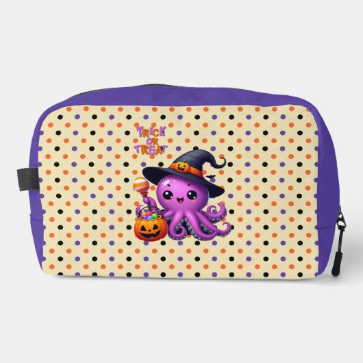 Trick or treat Octopus Halloween Toilettasje (Voorkant)