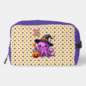 Trick or treat Octopus Halloween Toilettasje (Achterkant)