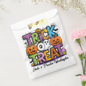 Trick or treat of TRUNK of Treat Bedankzakje (Gezegeld)