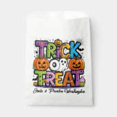 Trick or treat of TRUNK of Treat Bedankzakje (Voorkant)