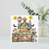 Trick or treat of TRUNK of Treat Kaart (Staand voorkant)