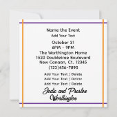 Trick or treat of TRUNK of Treat Kaart (Achterkant)