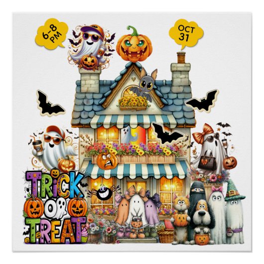 Trick or treat of TRUNK of Treat Perfect Poster (Voorkant)