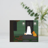 Trick Or Treat Oliver The Otter! Briefkaart (Staand voorkant)