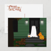 Trick Or Treat Oliver The Otter! Briefkaart (Voorkant / Achterkant)