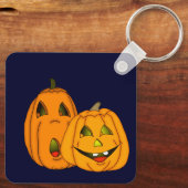 Trick Or Treat Oliver The Otter! Sleutelhanger (Achterkant)