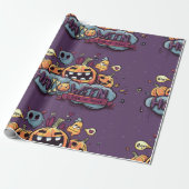 Trick or treat ompakken papier (Uitgerold)