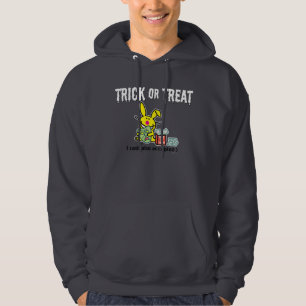 trick or treat (ook in contanten geaccepteerd) hoodie