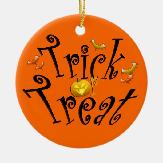 trick or treat Ornament (Voorkant)