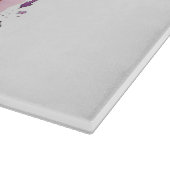 Trick or treat Paarse Heksenpompoenen & Vleermuize Snijplank (Hoek)