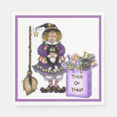 Trick or treat Paper Napkin Servet (Voorkant)