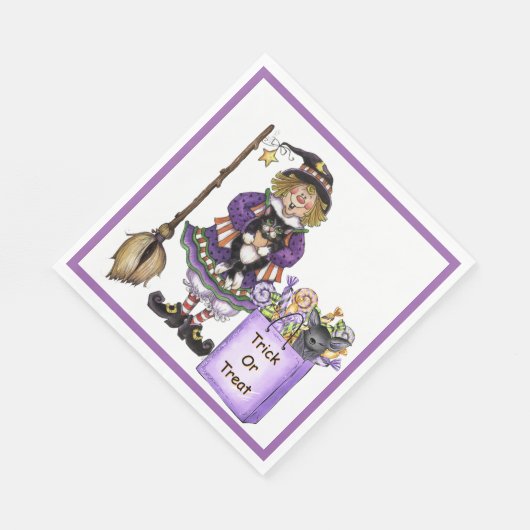 Trick or treat Paper Napkin Servet (Hoek)