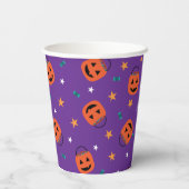 Trick-or-Treat Papieren Bekers (Achterkant)