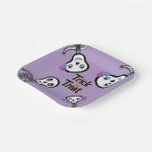 Trick or treat papieren bordje (Gebogen)