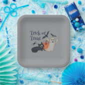 Trick or treat papieren bordje (Feest)