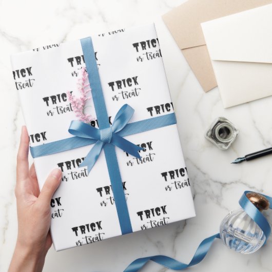 Trick or Treat Patroon Cadeaupapier (Geschenken)